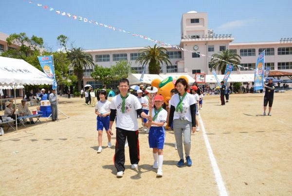 三島小学校運動会へお出かけの写真5