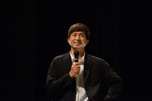 画像：福西崇史さんによる講演会の様子